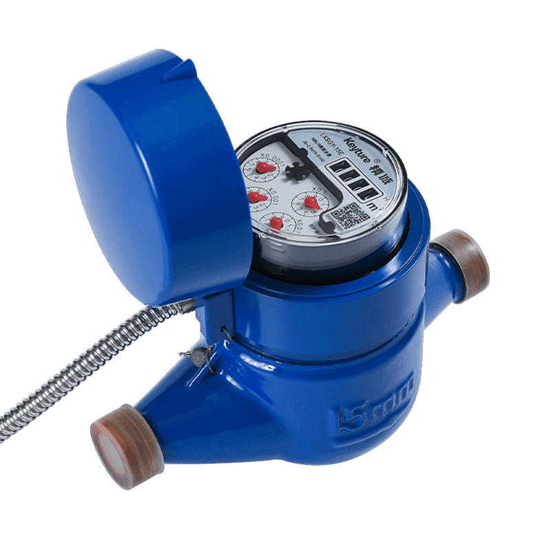 RS485, MODBUS 멀티 제트 유선 원격 철 차수 미터